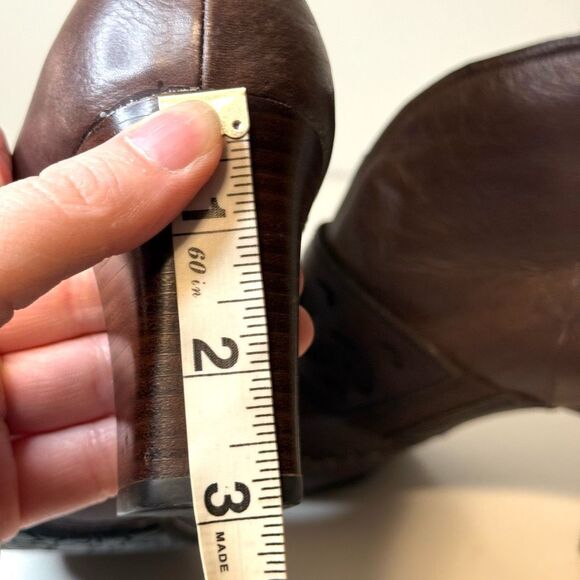 Clarks Indigo Brown Witchy Stitched Ankle Booties Size 9 - Picture 9 of 9